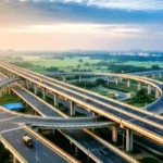 বারাণসী-কলকাতা এক্সপ্রেসওয়ে (Varanasi-Kolkata Expressway NH-319B) প্রকল্পের প্রতীকী হাইওয়ে ইন্টারচেঞ্জ